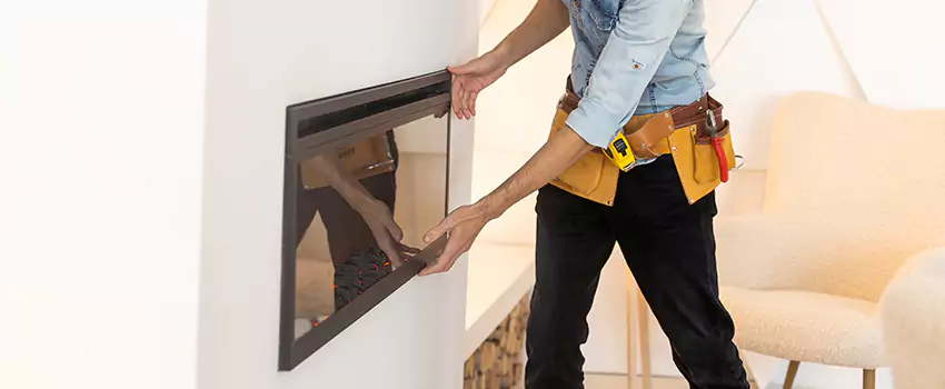 Metal Fireplace Installation in Mamaroneck, New York