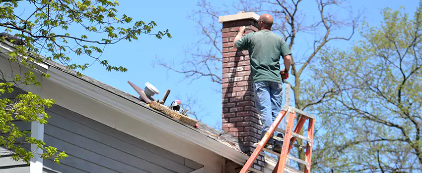 Vinyl and PVC Chimney Flashing Installation in Mamaroneck, NY