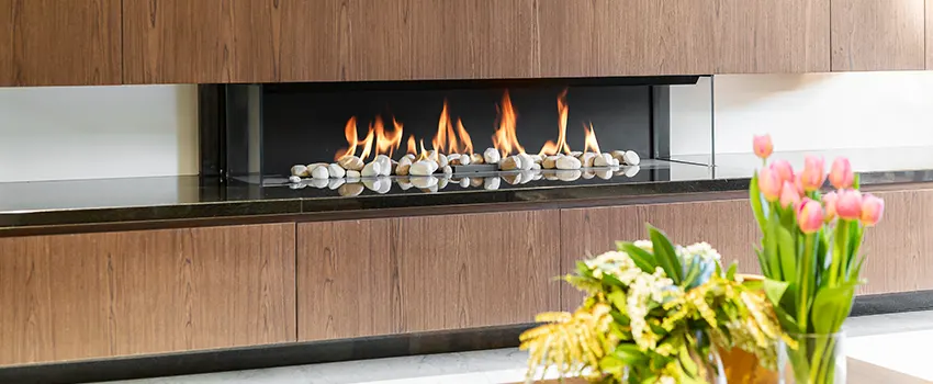 Double-height Fireplace Design Refurbishment in Mamaroneck, New York